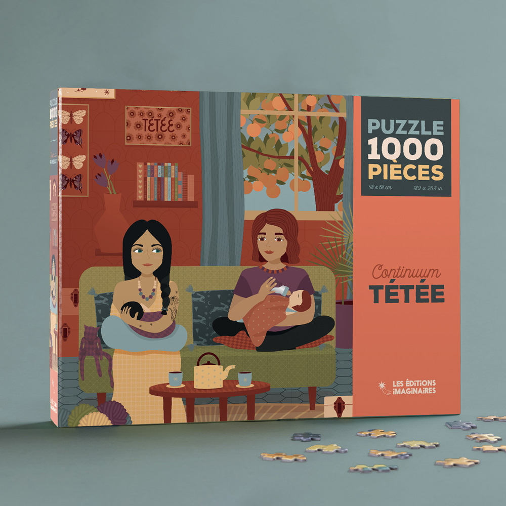 puzzle tétée bébé