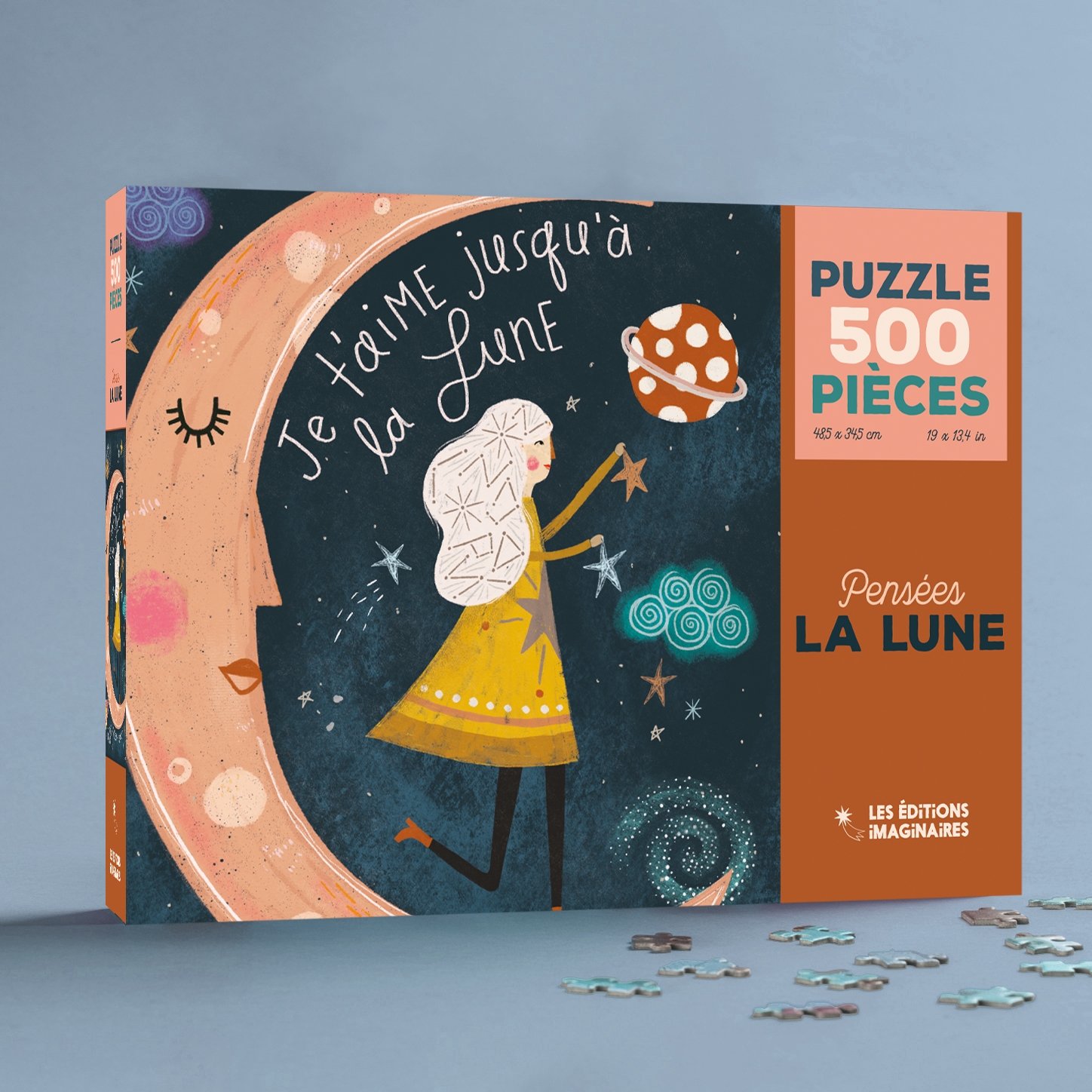 La lune - 500 pièces - Les puzzles des éditions imaginaires